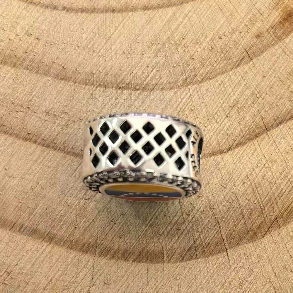 Pandora Venezuela Flag Exclusive Bead Charm For Bracelet, S925 Silver Jewelry